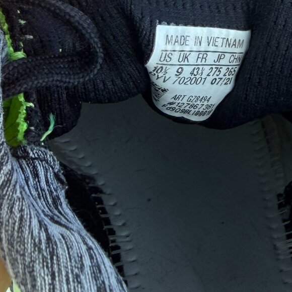 Adidas by Stella McCartney Stella Court Tennis Shoes Signal Neon Green Boost10.5 - Picture 11 of 11